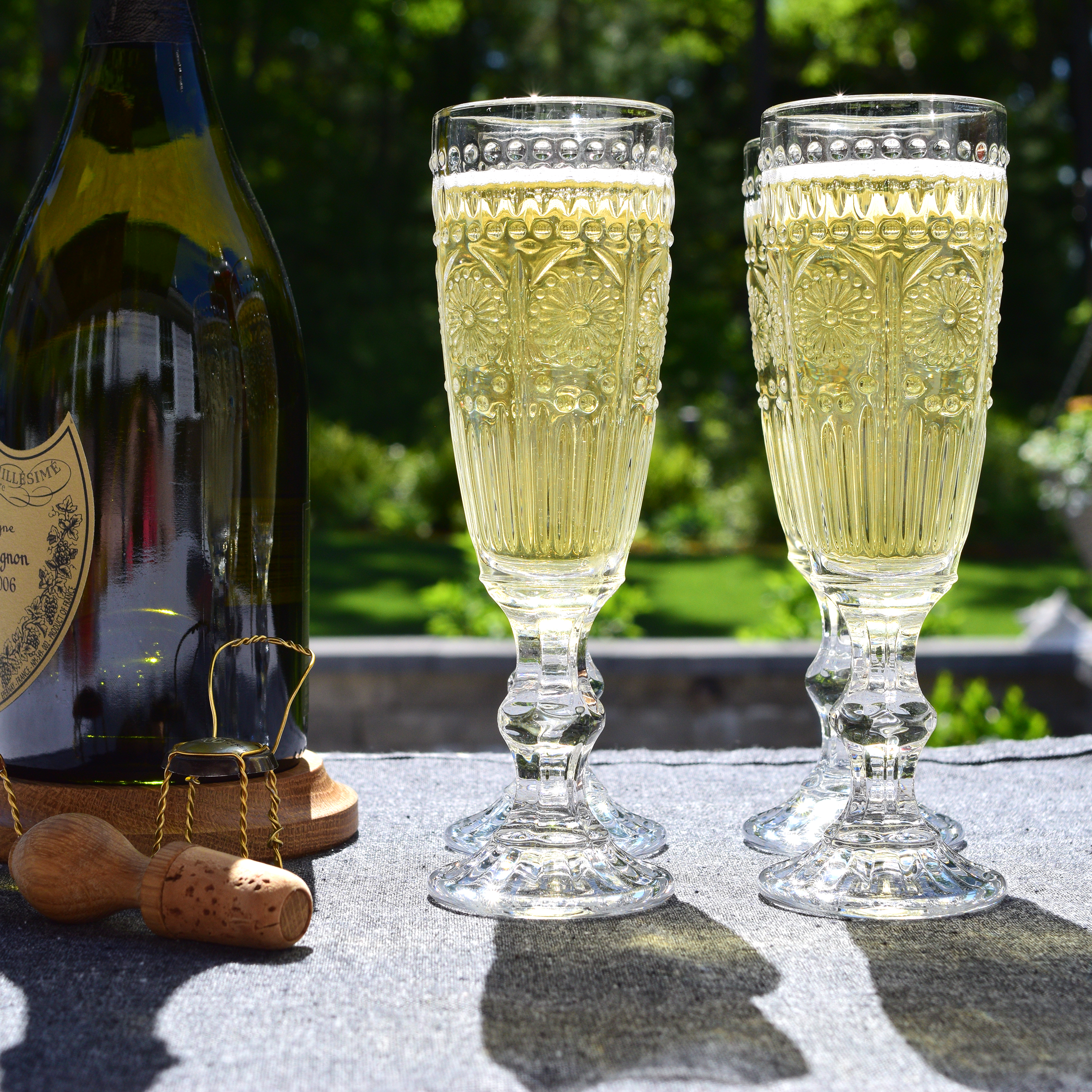 Fiesta Flutes, Set Of 6