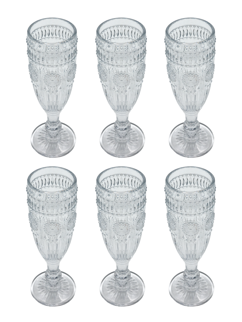 Fiesta Flutes, Set Of 6